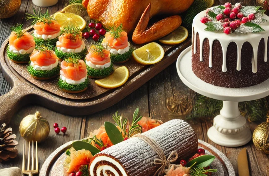 🎄 Entrante: Canapés de salmón ahumado con crema de queso
