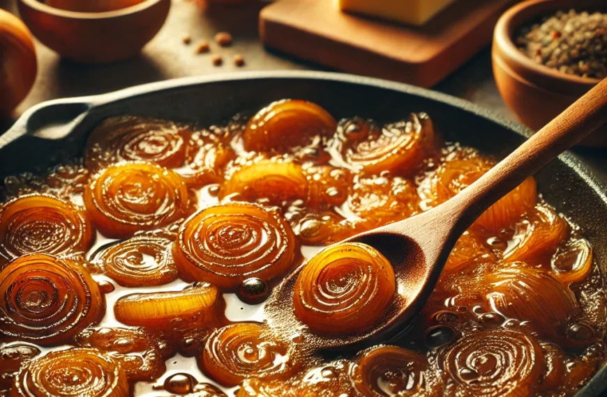 El Secreto Definitivo para Cebollas Caramelizadas Perfectas: Dulzor Intenso y Textura Suave Garantizados