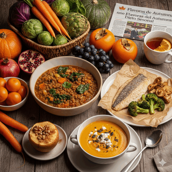 🍁 Sabores de Otoño: La Dieta de Temporada para Cargar Energías en los Últimos Días de Noviembre