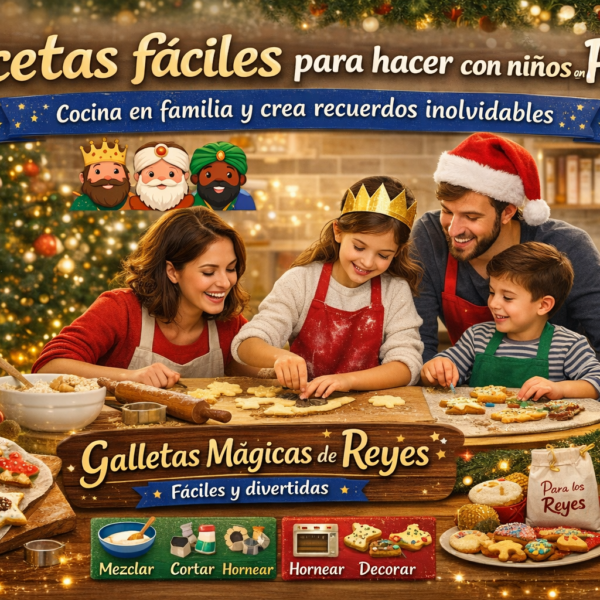 Recetas fáciles para hacer con niños en vísperas de Reyes: cocina en familia y crea recuerdos inolvidables